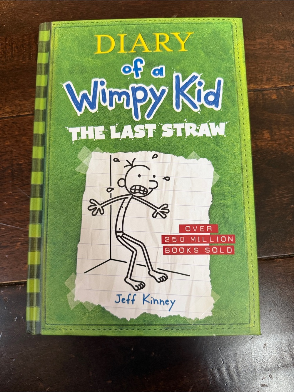Diary of a Wimpy Kid: The Last Straw — Green Hardcover by Jeff Kinney